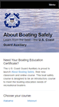 Mobile Screenshot of aboutboatingsafely.com